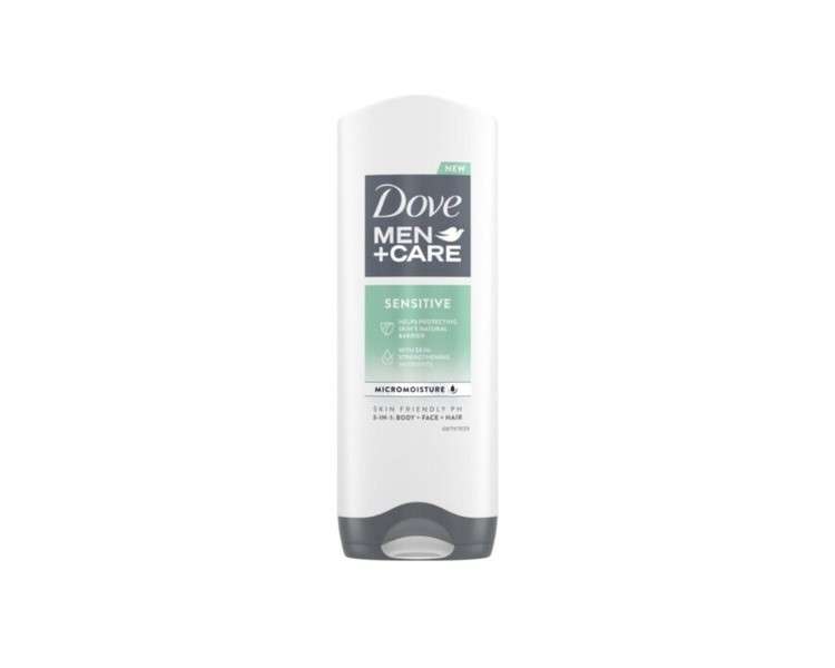 Dove Men+Care 3in1 Sensitive Shower Gel 400ml