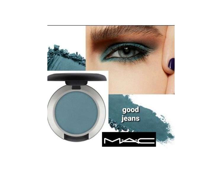 MAC Powder Eyeshadow Soft Matte Kiss Good Jeans 0.05 Ounce - New in Box