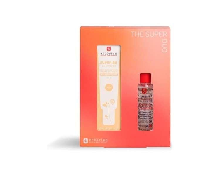 Erborian The Super Duo Super BB 23 Oil Kit Nude 40ml + Centella Cleansing Oil 30ml