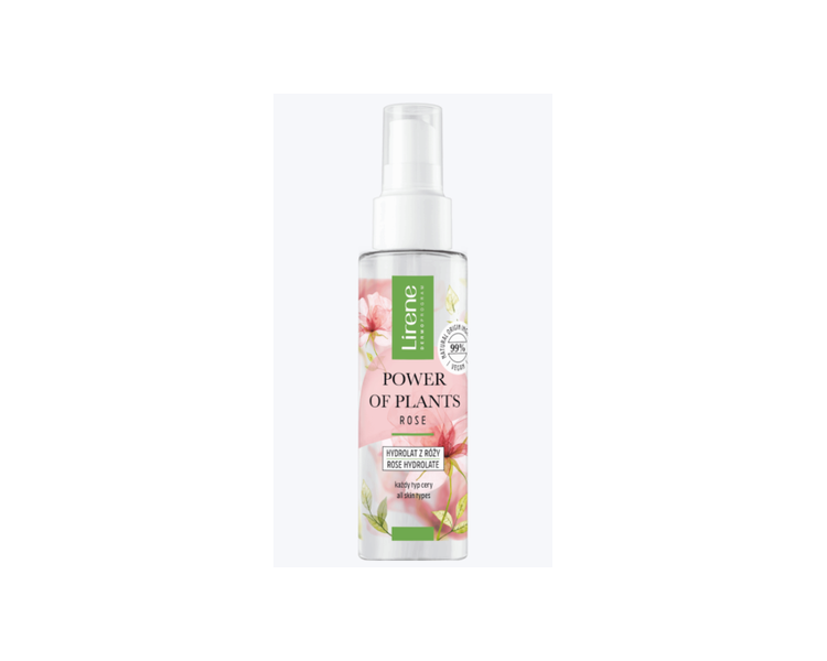 Lirene Power of Plants Natural Rose Hydrolat Vegan 100ml