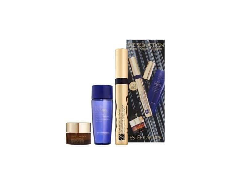 Estee Lauder Eye Seduction Kit Mascara Make-Up Remover Eye Contour Cream