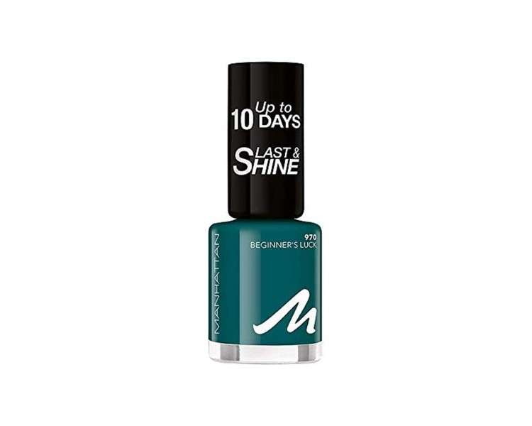 Manhattan Last and Shine Nail Polish No. 970 Beginners Luck 8ml