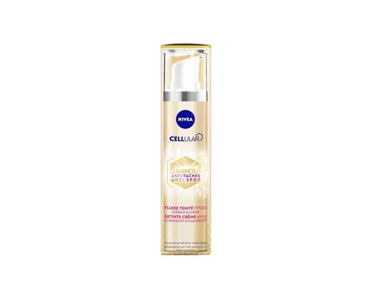 NIVEA Cellular Luminous FPS20 Tinted Fluid 40ml