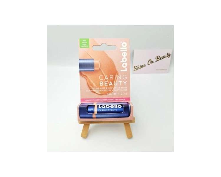 Labello Caring Beauty Nude Lip Balm - New Design