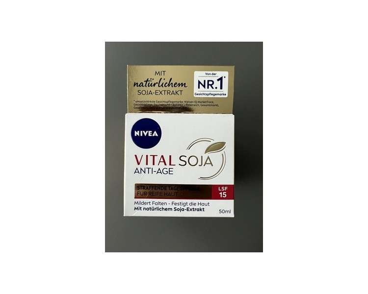 NIVEA Vital Soy Anti-Aging Day Cream Facial Care Reduces Wrinkles 50ml