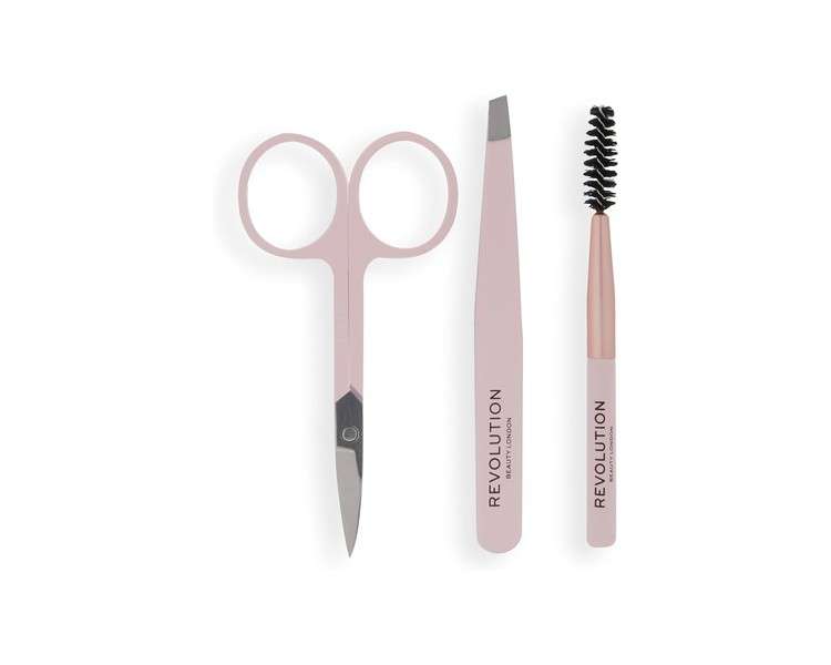 Revolution Beauty London Brow Shaping Set Eyebrow Grooming Kit