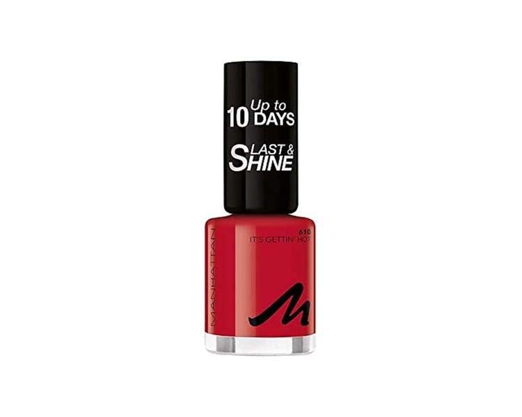 Last & Shine Nail Polish No. 610 It's Gettin' Hot 8ml