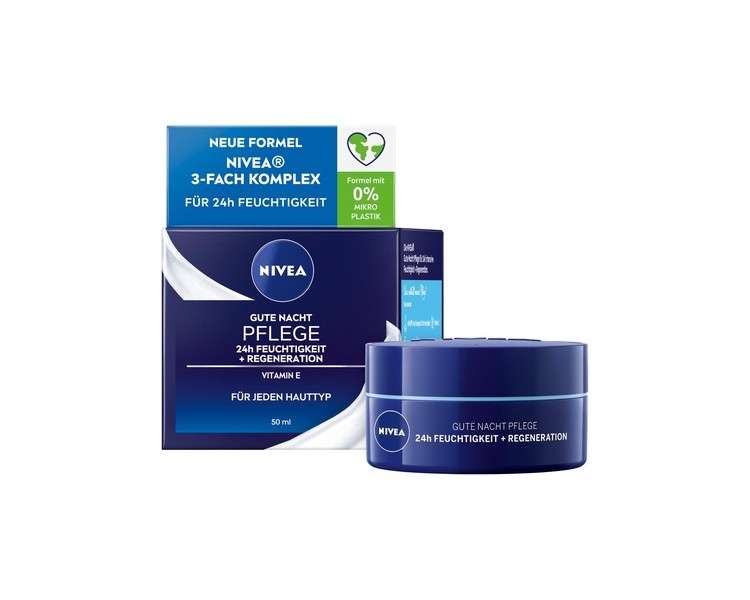 NIVEA Good Night Care 24h Moisture + Regeneration for Every Skin Type