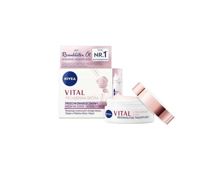 Vital Radiant Skin Anti-Wrinkle Day Cream 50ml Nivea