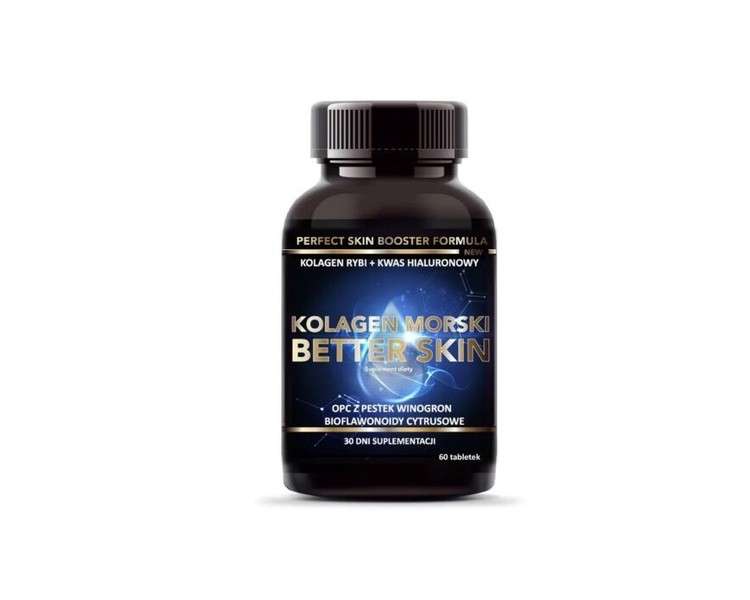 5902150289784 Marine Collagen Better Skin with Vitamin C and Hyaluronic Acid Supplement