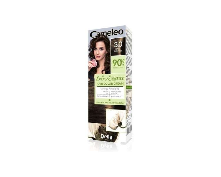 Cameleo Color Essence Hair Color Cream Dark Brown 75g