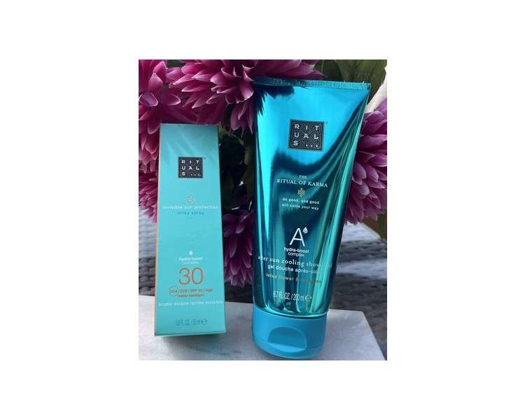 Ritual of Karma After Sun Cooling Shower Gel and Invisible Sun Protection Duo - NEW