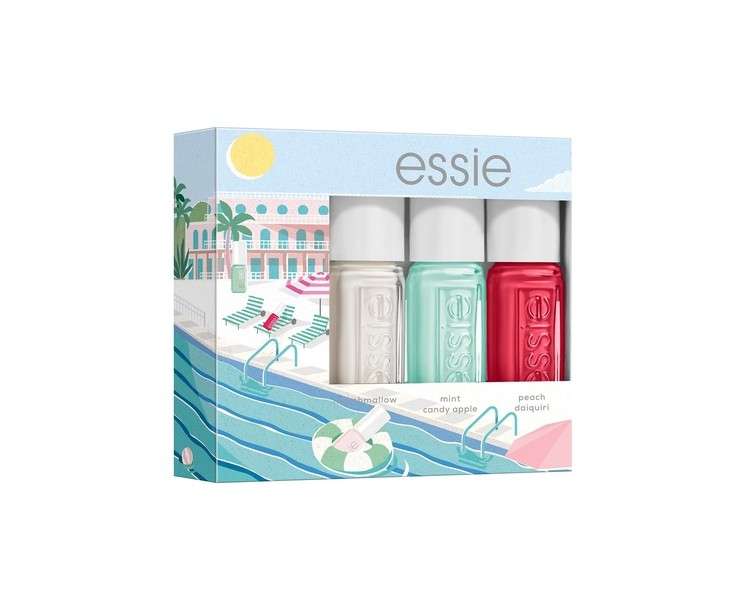 Essie Nail Polish Set for Intensely Colored Fingernails 15ml