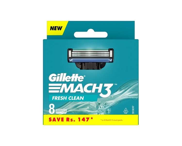 Gillette MACH3 Brand New Blades/Cartridges 100% Genuine