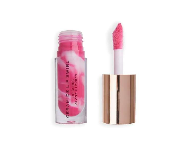 Makeup Revolution Lip Swirl Ceramide Gloss Lipgloss Berry Pink 4.5ml