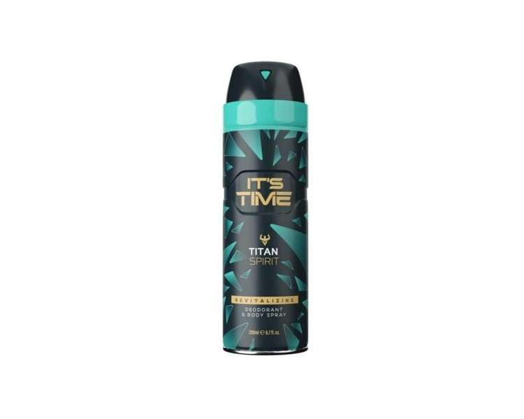 Titan Spirit Body Deodorant Spray 200ml It's Time