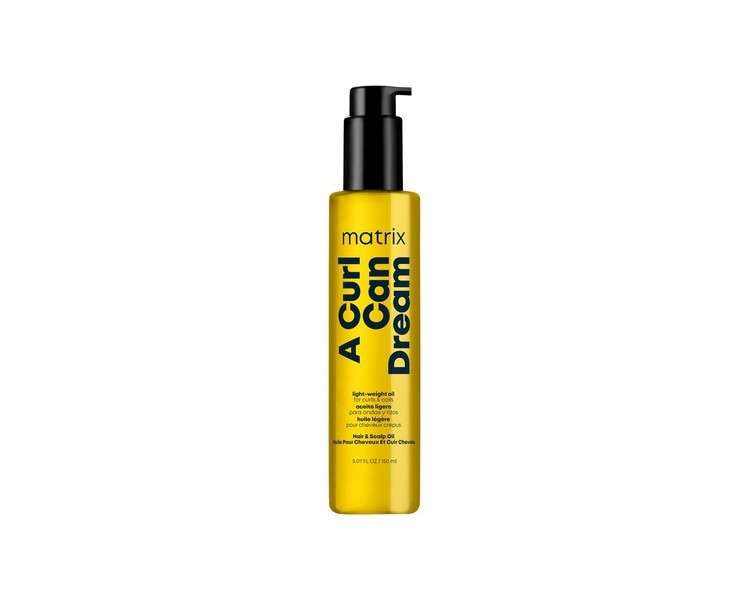 Matrix Total Results A Curl Can Dream Lightweight Oil with Sunflower Oil for Curly and Coily Hair 150ml