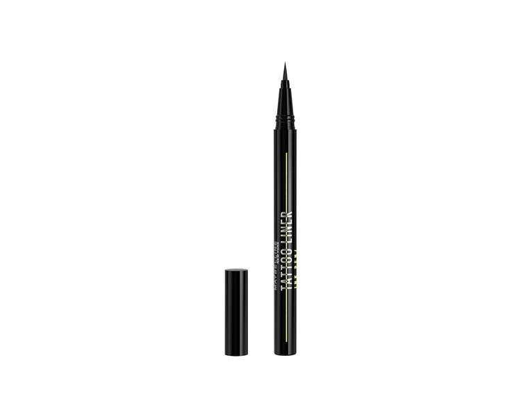 Maybelline New York Liquid Eyeliner Waterproof Smudge-proof Long-lasting Vegan Tattoo Liner Ink Eyeliner No. 881 Matte Black 1ml