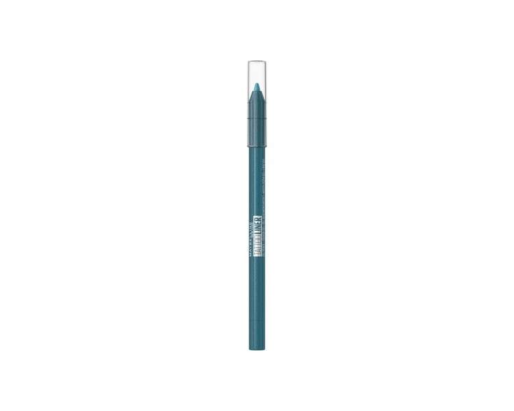 Maybelline New York Waterproof Eyeliner with Smudge-Proof, Intensely Colored Gel Texture Tattoo Liner Gel Pencil No. 814 Blue Disco