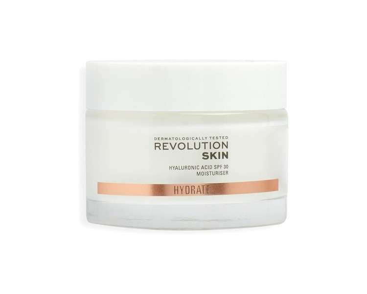 Revolution Beauty London Skincare SPF 30 Moisturizer Cream for Normal to Dry Skin 50ml