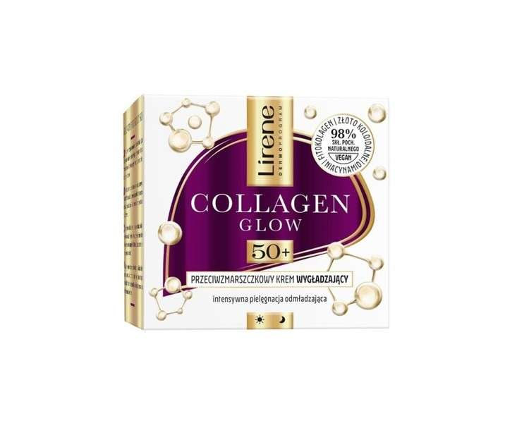 Liren Collagen Glow Anti-Wrinkle Smoothing Cream 50+ 50ml