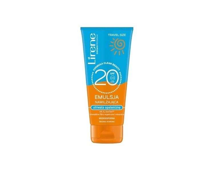 Lirene Sun Moisturizing Tanning Emulsion SPF20 90ml
