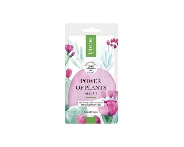 Lirene Power of Plants Smoothing Face Mask Opuncja 17g