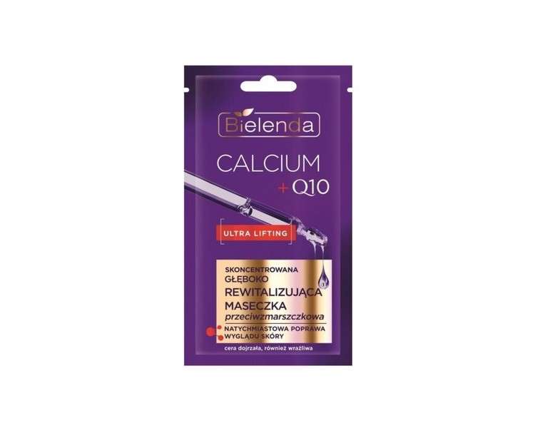 Calcium + Q10 Concentrated Deep Revitalizing Face Mask