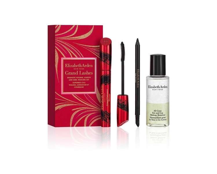 Elizabeth Arden GRAND LASHES Dramatic Volume Length and Curl Grand Entrance Mascara 3-piece Set