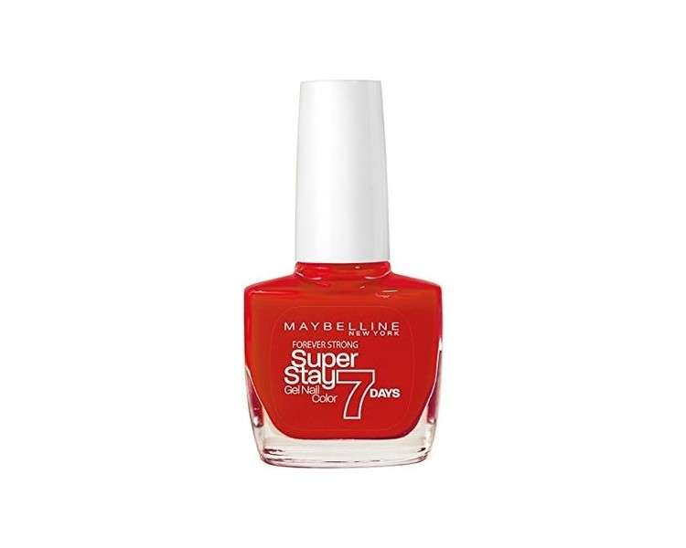 Maybelline New York Super Stay Deep Red Long Lasting Nail Polish 10ml