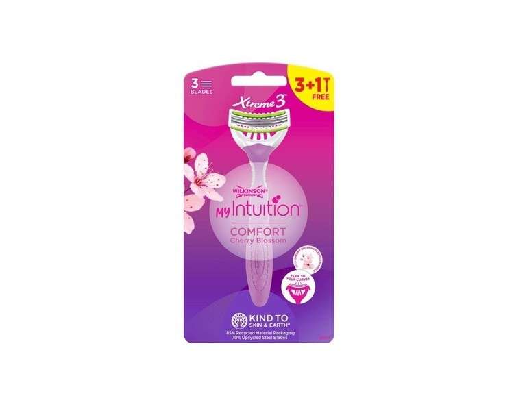 Wilkinson My Intuition Xtreme 3 Comfort Cherry Blossom Disposable Razors