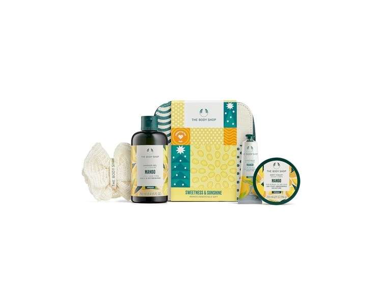 The Body Shop Sweetness & Sunshine Mango Essentials Body Care Holiday Gift Set