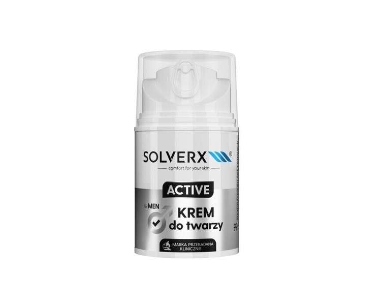 Active Face Cream for Men 50ml SOLVERX