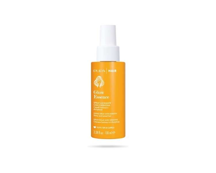 Pupa Hair Glow Essence Shine Spray with Keratin for All Hair Types 100ml