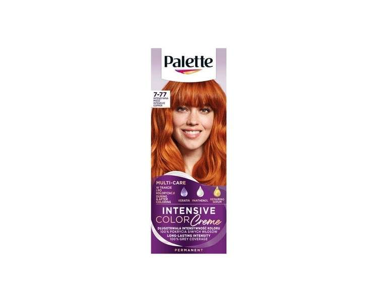 PALETTE Intensive Color Creme Hair Color Cream 7-77 Intense