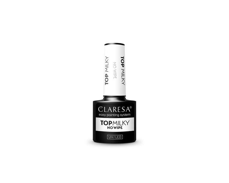 Top Milky No Wipe for UV Nail Polishes 5ml Claresa