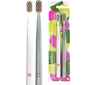 Curaprox CS 5460 Ultra Soft Manual Toothbrush Special Edition Summer 2023 Pack of 2