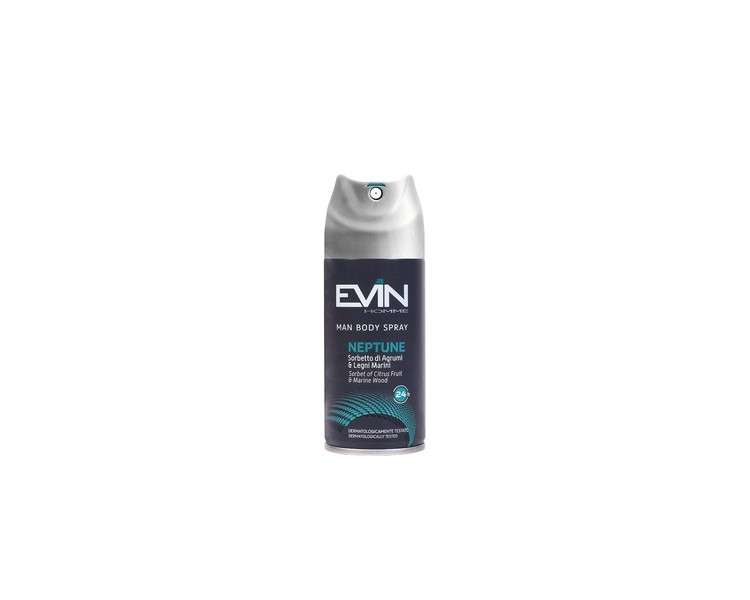 Evin Homme Men's Deodorant Spray Citrus and Sea Wood Scent 150ml