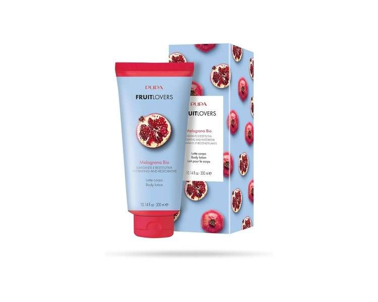 Pupa Fruit Lovers Organic Pomegranate Body Milk 300ml Body Lotion