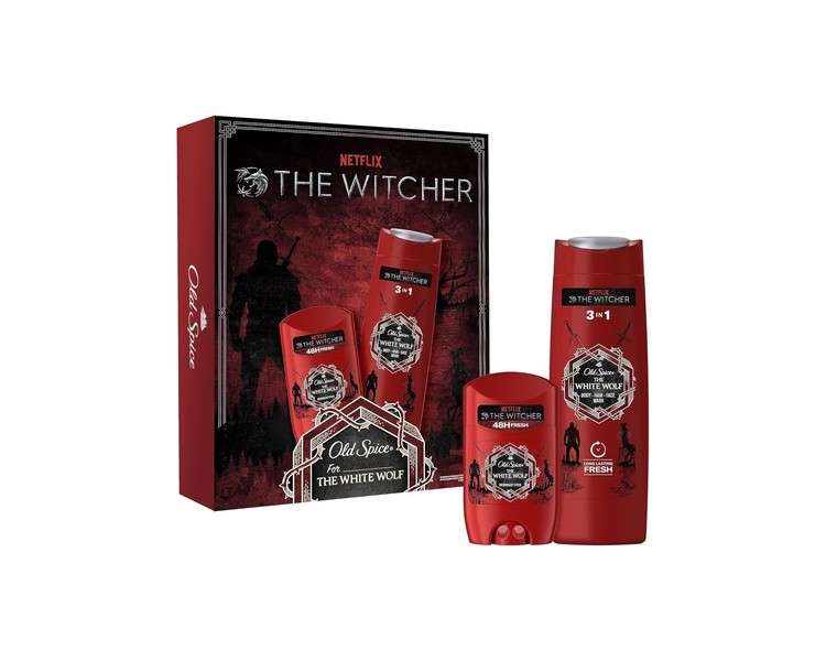 Old Spice The Witcher Men's Gift Set Deodorant Stick and Shower Gel