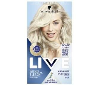 Schwarzkopf Live Intense Bleach Hair Lightener 00A Absolute
