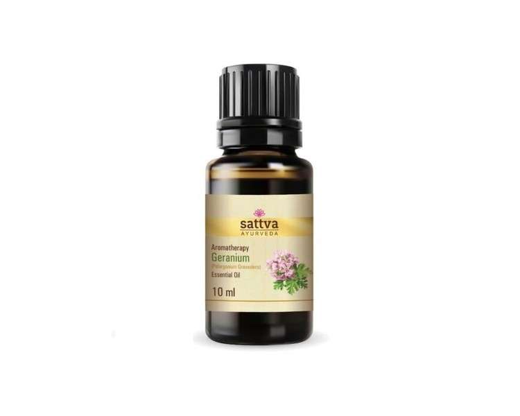 Aromatherapy Essential Oil Geranium 10ml Sattva
