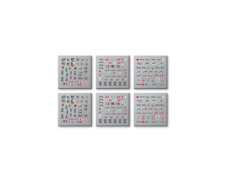 5905710042300 Nail Stickers 6 Pieces Top Choice