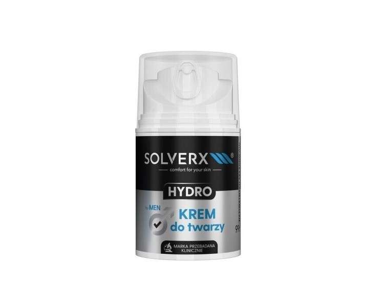 SOLVERX Hydro Face Cream for Men 50ml