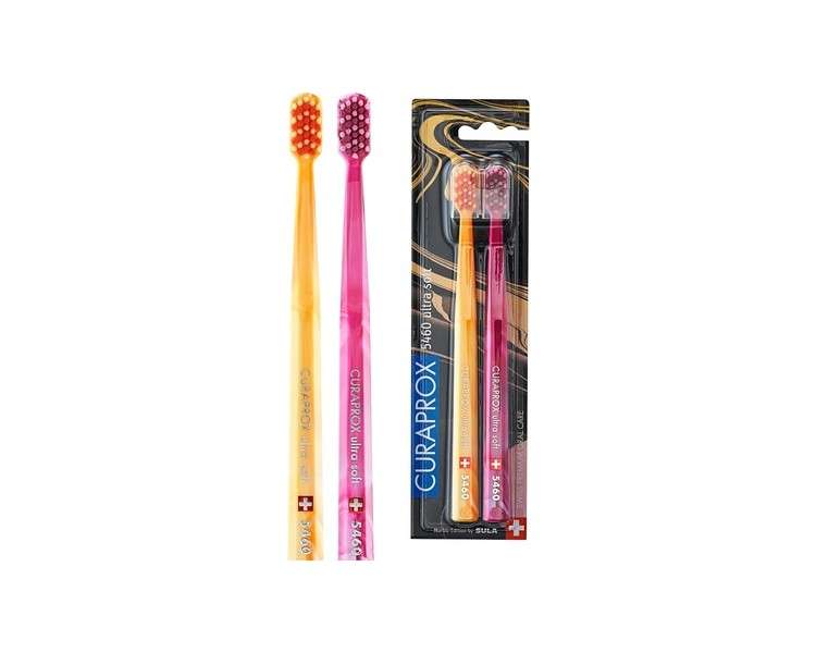 Curaprox CS 5460 Ultra Soft Toothbrush Special Edition Marble 2023 2 Pack