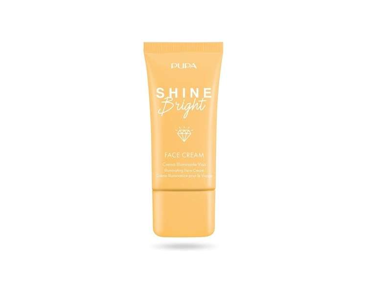 Pupa Shine Bright Face Cream 001 Gold