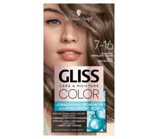 Color Care & Moisture Permanent Hair Color 7-16 Cool Popi