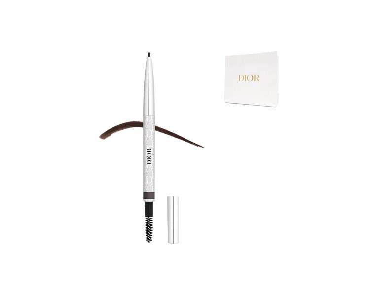 Dior Diorshow Brow Styler Eyebrow Pencil Waterproof with Ultrafine Retractable Tip 0.003 Ounce 32 Dark Brown