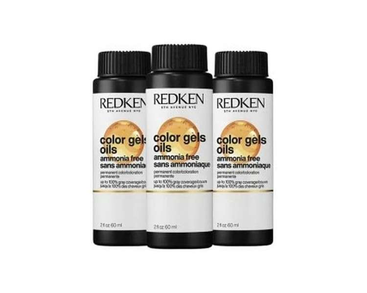 REDKEN Permanent Color Gel Oils RR 60ml - Pack of 3