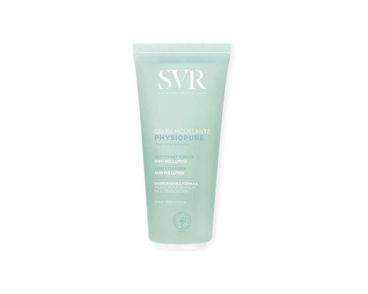 SVR PHYSIOPURE Foaming Face Gel/Make Up Remover with Oxygenating Magnesium for Normal to Balanced Skin 200ml